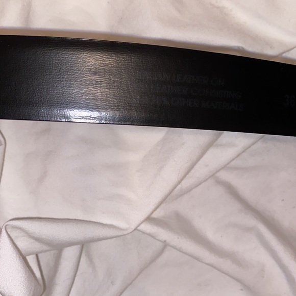 Leather belt black size 36 - Picture 10 of 17